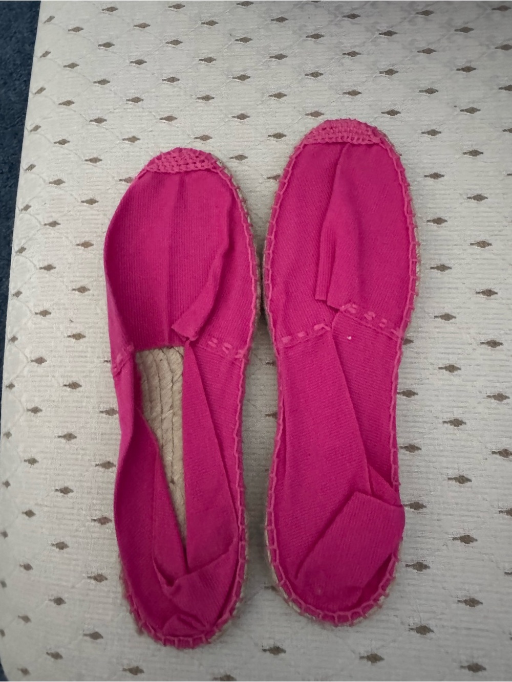 Women's Hot Pink Canvas Espadrilles